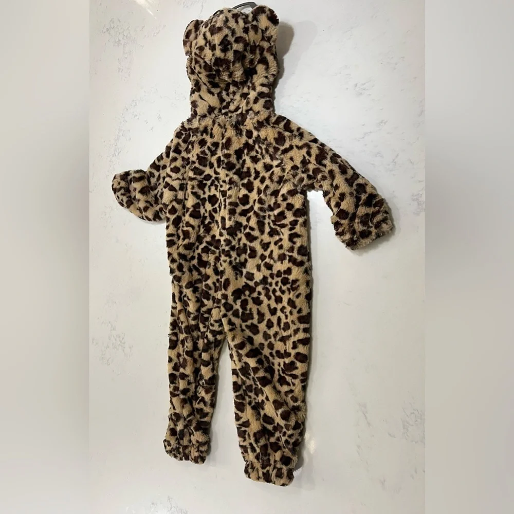 Leopard Print Baby Costume with Hood